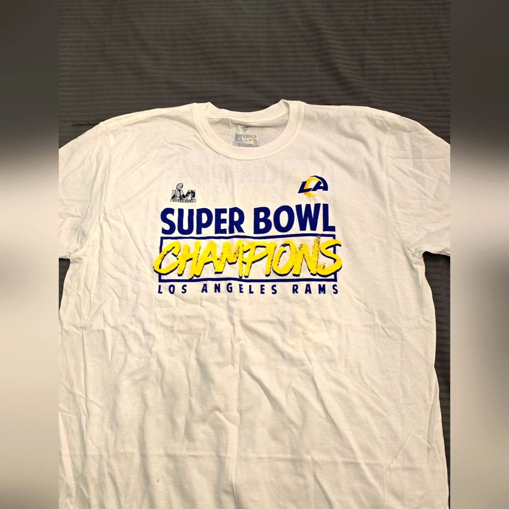 5 for 25 Bundle Deal - LA Rams SuperBowl champs tee by Fanatics